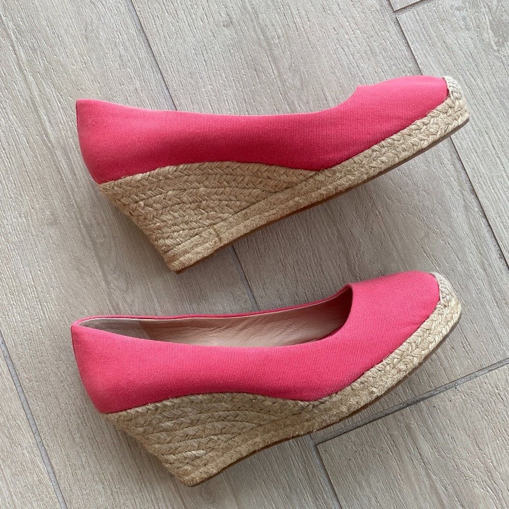 J Crew Seville espadrille wedges